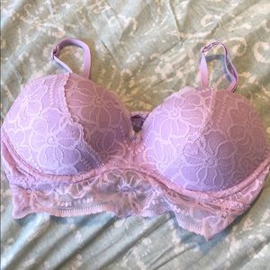 PINK lace bralette